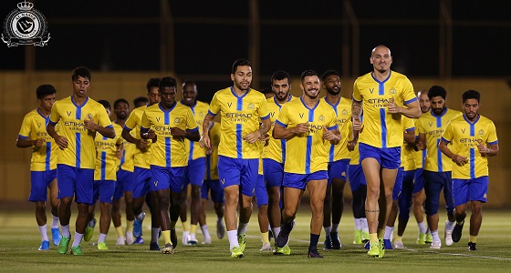 بالصور..النصر يواصل تدريباته اليومية