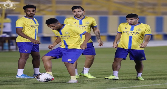 بالصور.. النصر يواصل استعداداته لمواجهة الرائد