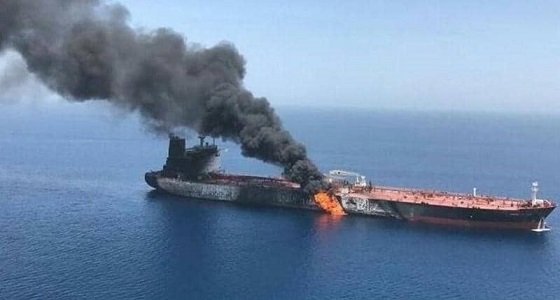 انفجار بناقلة نفط إيرانية بالقرب من سواحل جدة 