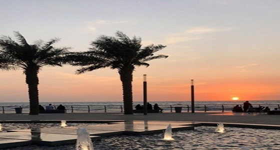 بالصور.. لحظات ساحرة لغروب شمس جدة