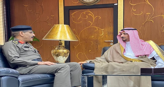 مدير شرطة الرياض يلتقي بمكتبه فضيلة رئيس فرع النيابة العامة