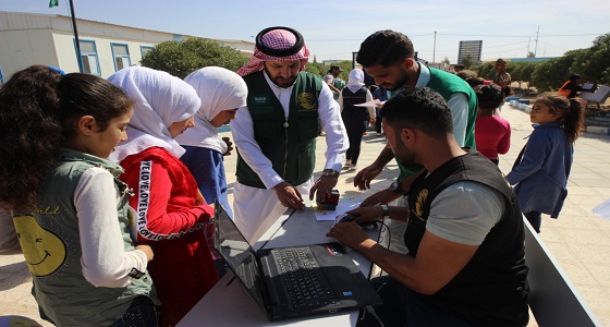 مركز الملك سلمان للإغاثة يواصل مساعداته الانسانية في مخيم الزعتري