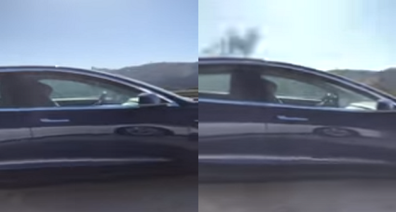 بالفيديو.. يغط في نوم عميق أثناء قيادة السيارة بسرعة 132 كم ورعب على الطريق