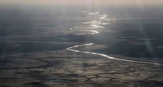 مشاهد رائعة خلفتها أمطار وسيول الجوف