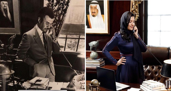 شاهد.. جانب من طفولة الأميرة ريما بنت بندر مع والدها في أمريكا