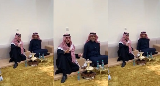بالفيديو.. أمير الجوف يمازح وزير الإسكان