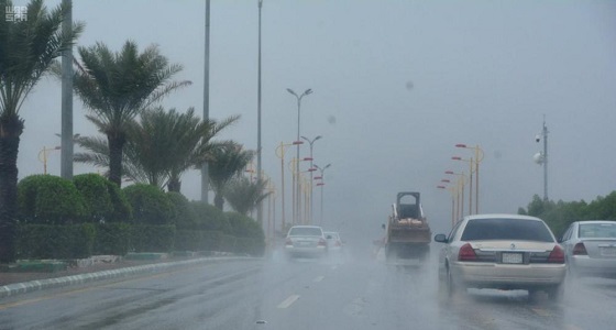 هطول أمطار على العاصمة المقدسة والطائف
