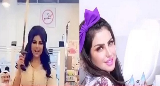 بالفيديو.. حليمة بولند تنافس الرجال بالرقص بالسيف