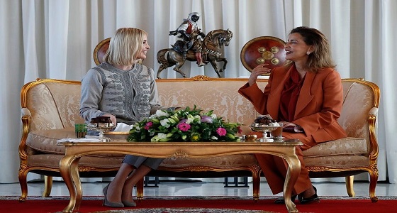 إيفانكا ترامب تتألق بزي رسمي في أول زيارة لها للمغرب