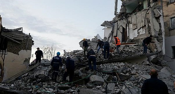 أربعة قتلى وإصابة نحو 150 شخصا بجروح طفيفة في زلزال ألبانيا
