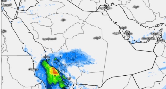 «المسند»: أمطار متفرقة على عدة مناطق