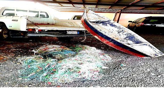 ضبط شباك صيد بحري محظورة بمحافظة رابغ