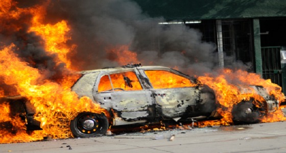 حرق سيارتين لنفس الشخص خلال 10 أيام بتبوك