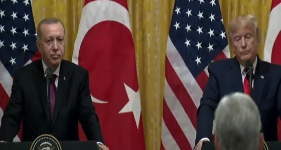 بالفيديو.. أردوغان يتملص من الرد على وصف ترامب له بالأحمق الغبي