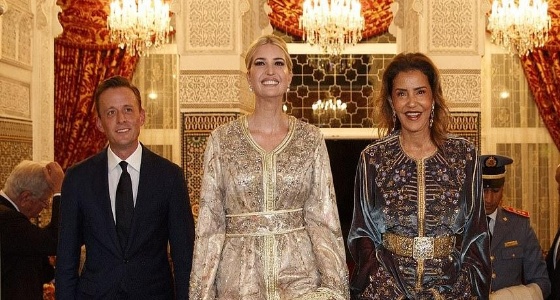 بالصور.. إيفانكا ترامب تتألق بالزي المغربي