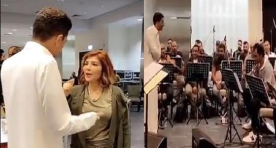 بالفيديو.. الأمير أحمد بن سلطان يغني مع أصالة ورابح صقر استعدادًا لـ «ليلة سهم»