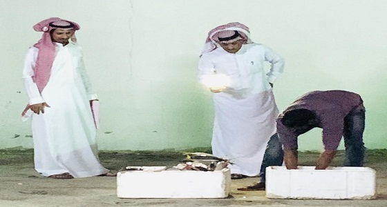 بالتعاون مع شرطة الجائزة.. بلدية أضم تصادر أسماك مجهولة المصدر
