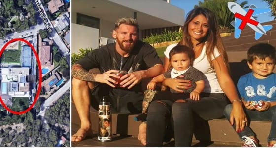 الطائرات لا تستطيع المرور فوق منزل «ميسي» .. تعرف على السبب