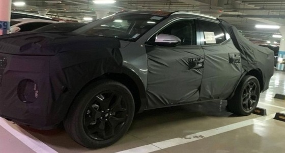 بالصور.. تسريبات لسيارة هيونداي الجديدة «سانتاكروز بيك أب»