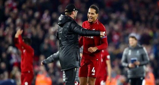 كلوب: فان ديك يستحق الكرة الذهبية أكثر من ميسي