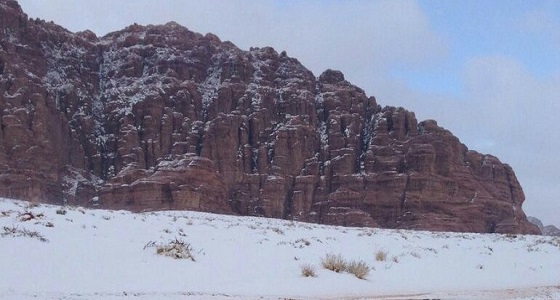 موعد تساقط الثلوج في جبل اللوز ومرتفعات علقان 