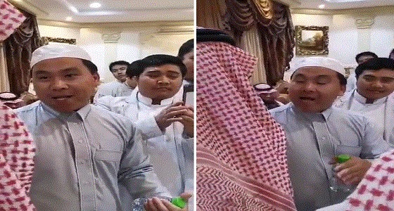 فيديو مؤثر لأفراد الجالية الفلبينية في عزاء الشيخ محمد القعود