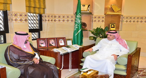 وكيل إمارة منطقة الرياض يستقبل الرئيس التنفيذي للهيئة الملكية لمدينة الرياض