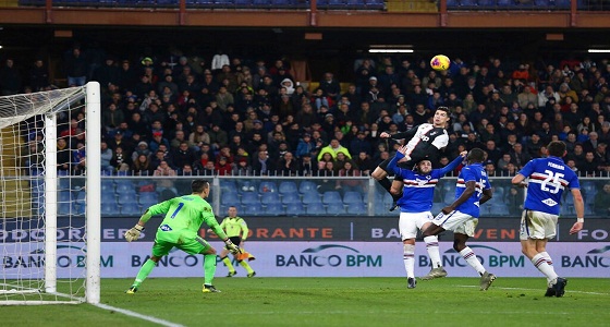 شاهد.. رونالدو يطير ويُسجل هدف عالمي ليوفنتوس