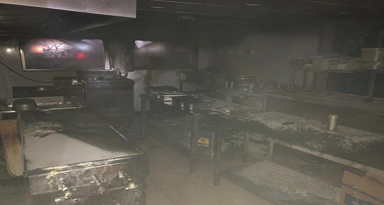 اندلاع حريق في مطعمين غرب الدمام