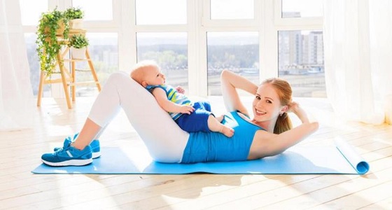 دراسة: ممارسة الرياضة تحميكِ من اكتئاب ما بعد الولادة