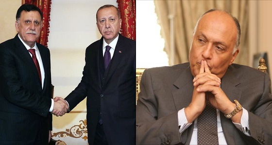 وزير الخارجية المصري يضرب باتفاق السراج وأردوغان عرض الحائط: هو والعدم سواء