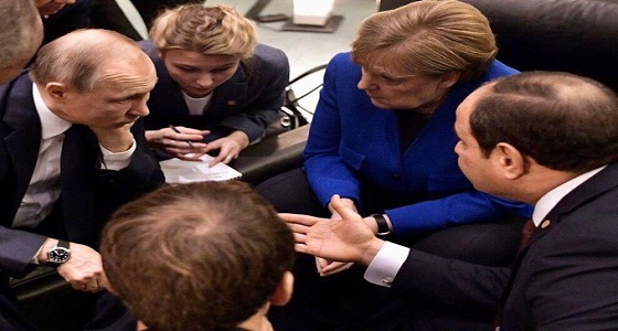 سر النقاش الذي دار بين «السيسي» وعدد من قادة العالم في مؤتمر برلين