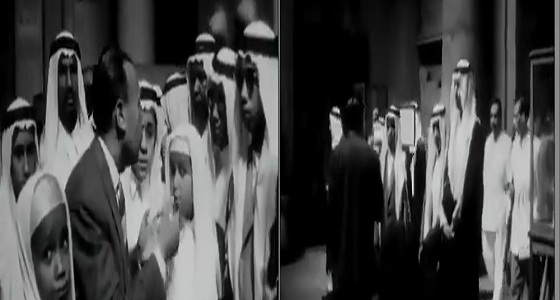 «‏فيديو نادر» .. زيارة 9 أمراء من أبناء الملك سعود للمتحف المصري بالقاهرة