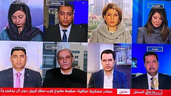 مراسلين «الجزيرة» أكثر من الصواريخ الإيرانية والنهاية الضحايا صفر!