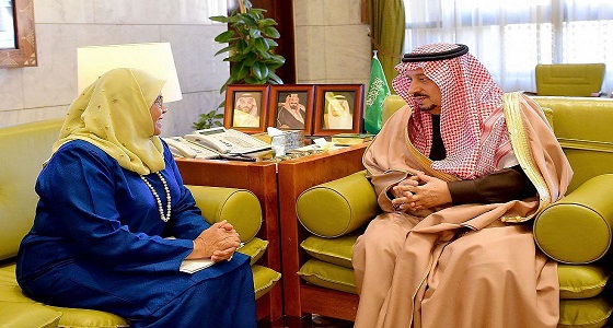 سمو أمير الرياض يستقبل وكيل الأمين العام للأمم المتحدة