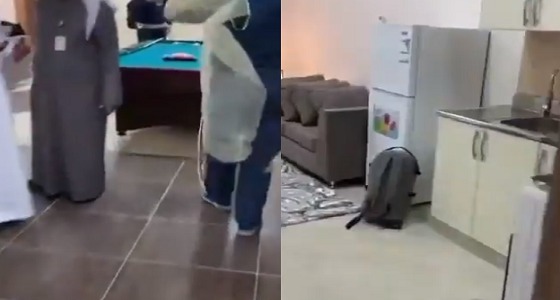 شاهد.. مقر فخم لعزل الطلاب العشرة القادمين من الصين