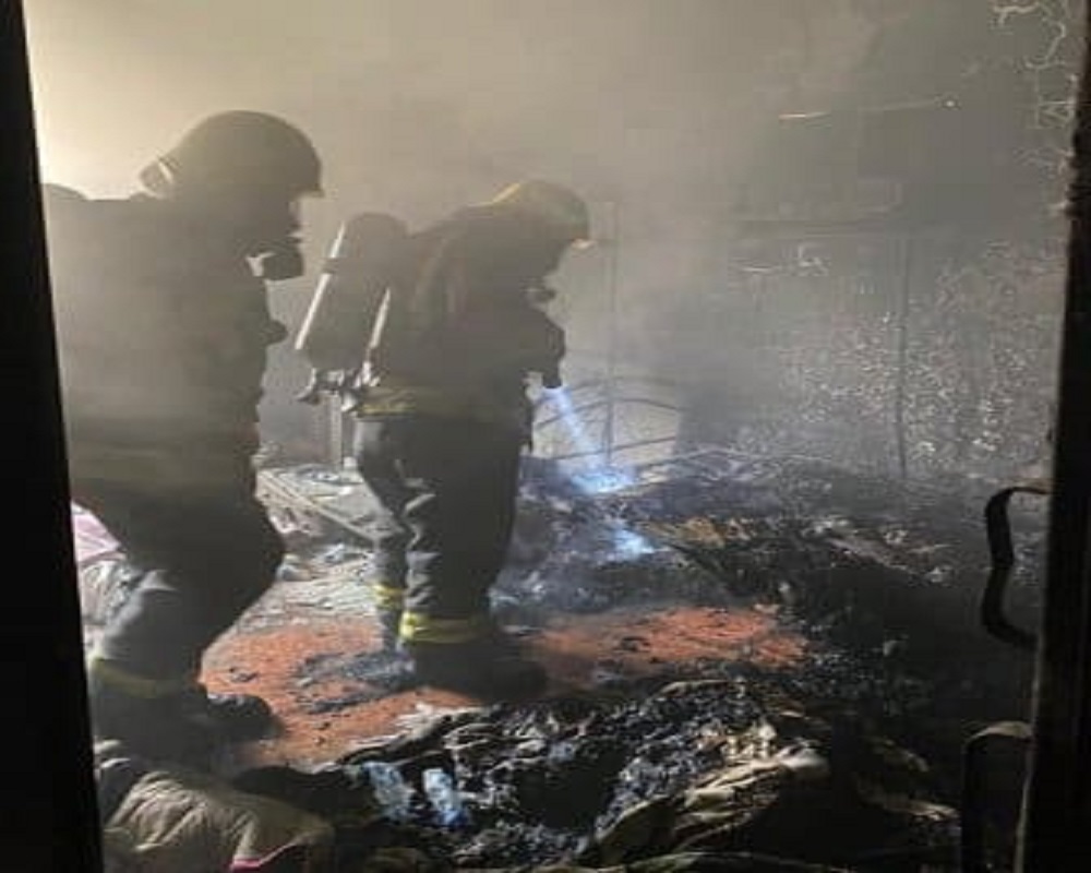 اندلاع حريق في منزل بأبو عريش بسبب عبث الأطفال
