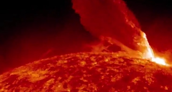 بالفيديو.. مشهد مهيب لـ «انفجار شمسي» مثير