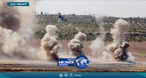 شاهد .. لحظة تدمير مربض مدفعية تابع لمليشيا الحوثى في الحديدة