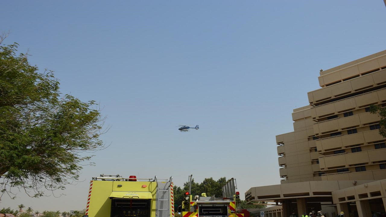مدني جدة ينفذ فرضية إطفاء وإخلاء بمستشفى الملك عبدالعزيز الجامعي