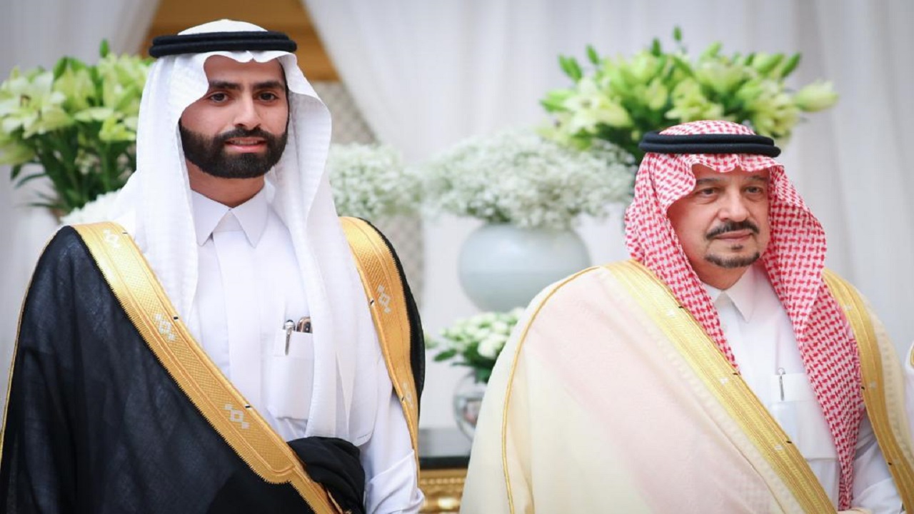 بالصور.. المستشار بالديوان الملكي عبدالله القرني يحتفل بزواج ابنه بالرياض