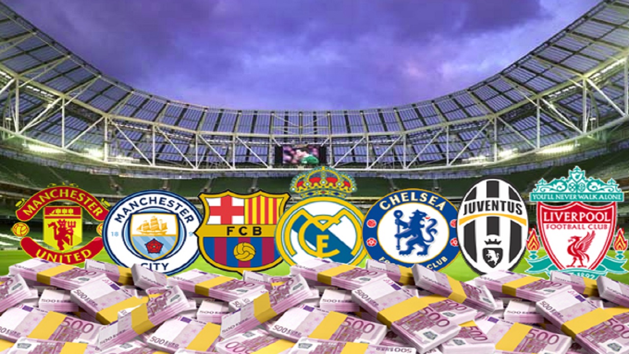 قائمة الأندية الأعلى قيمة مالية في العالم وريال مدريد يتصدر 