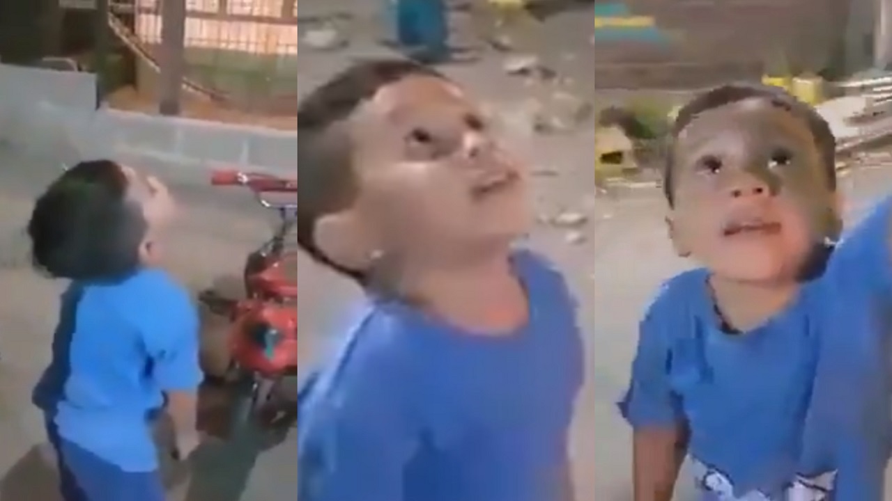 بالفيديو..مشهد مؤثر لطفل توفت أمه وأخبروه أنها تحولت لنجمة في السماء