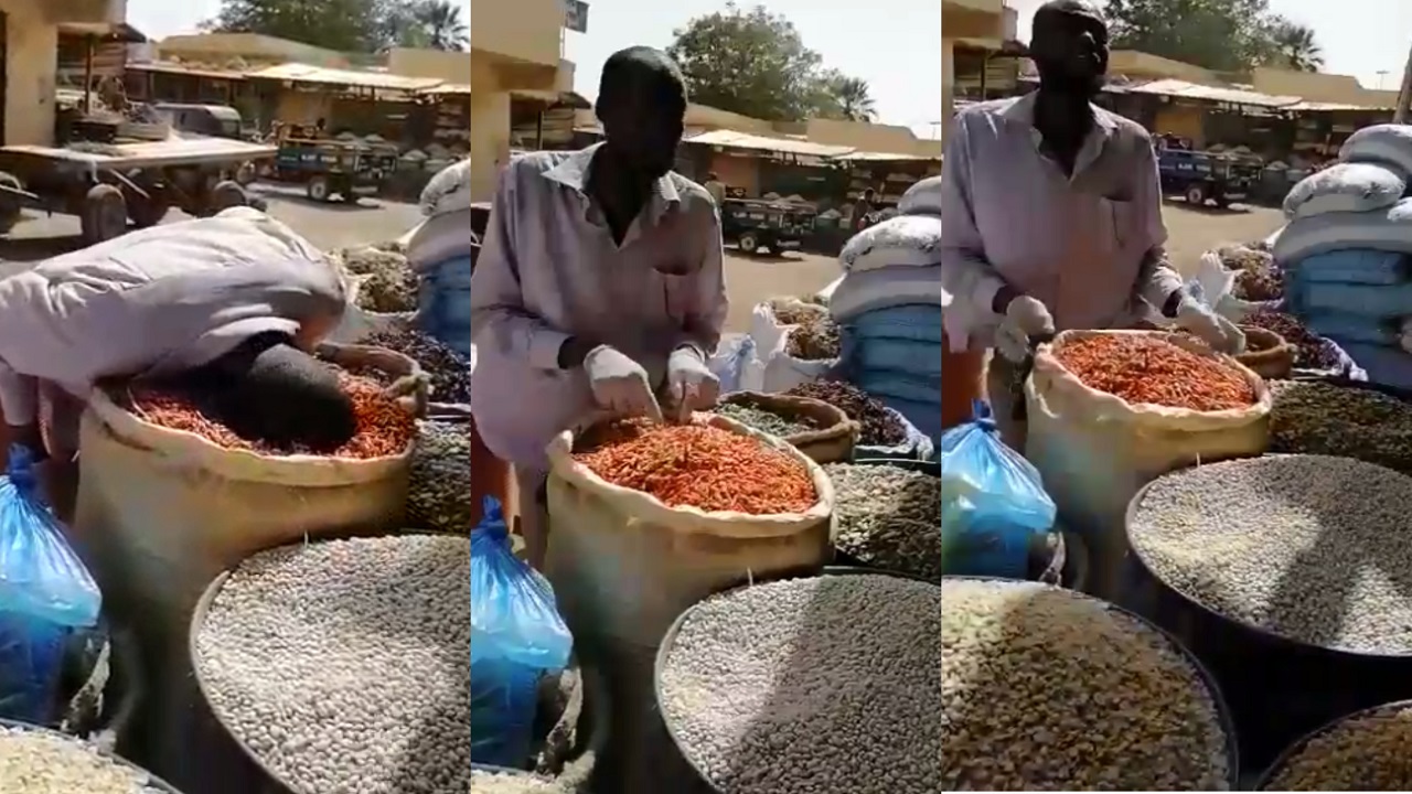 بالفيديو..سوداني يغطس رأسه في الفلفل الحار للعلاج من &#8221; كورونا &#8221; !