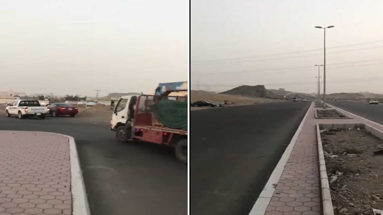 بالفيديو.. مواطن يرصد كارثة على امتداد طريق الملك في جدة