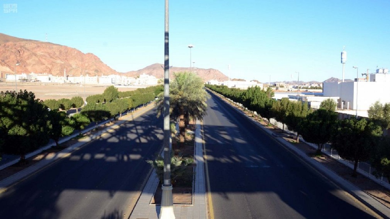 شاهد.. المدينة المنورة خالية طوال الـ24 ساعة