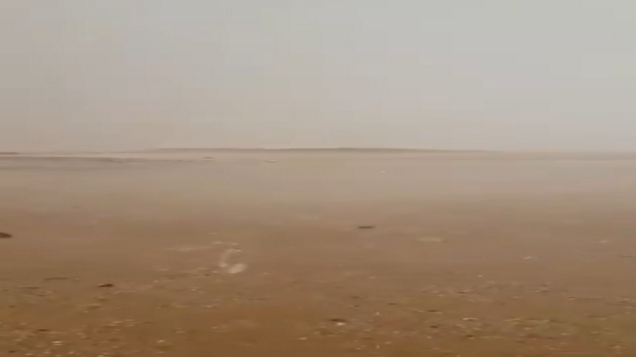 بالفيديو.. الأمطار تهطل بغزارة في حوطة بني تميم