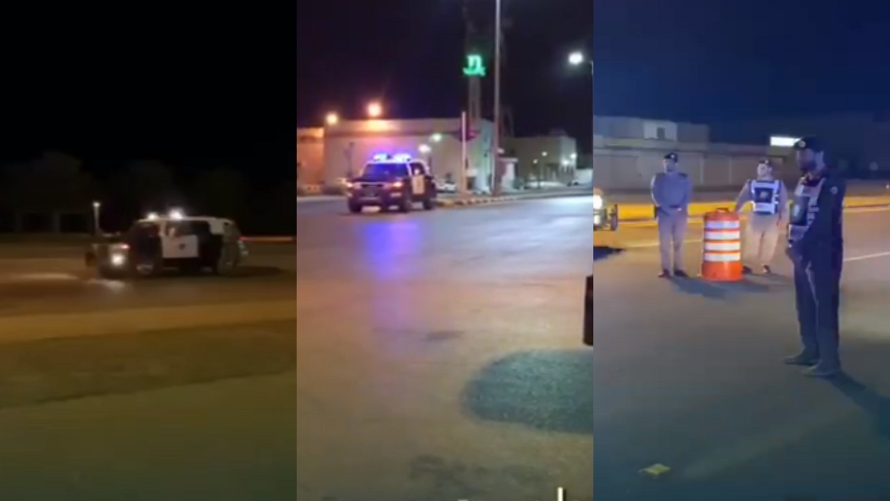 شاهد..تغطية لجهود رجال الأمن في تطبيق منع التجول بمختلف المحافظات