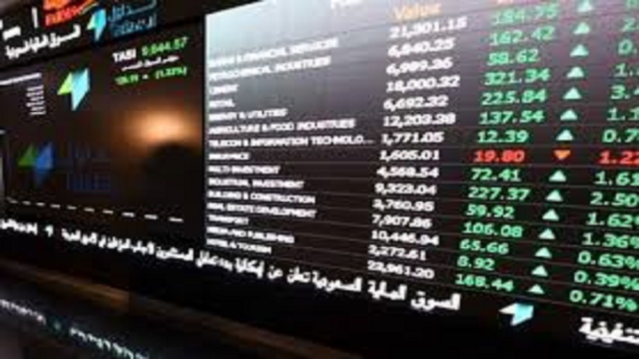 مؤشر سوق الأسهم يغلق مرتفعا