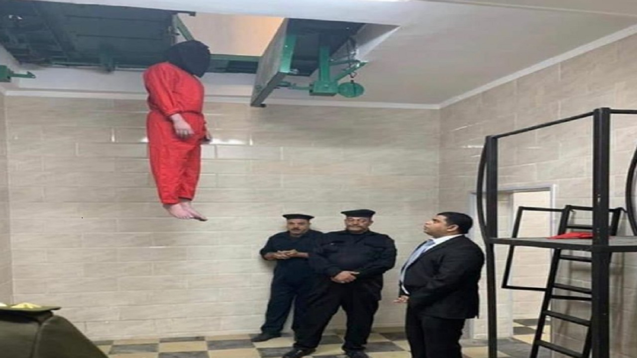 الصورة الحقيقية لإعدام الإرهابي عشماوي